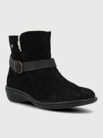 Botin Cuero Mujer Ancona II Negro