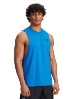 Polera Manga Corta Lifestyle  Hombre Left Chest Cut Off Azul