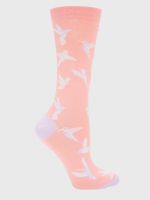 Calcetin Algodón Mujer Colibri Rosado