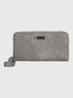 Billetera Mujer Metal Wallet Metalizado