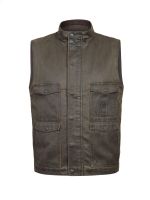 Chaqueta Sin Mangas Algodón Hombre Marzio Café