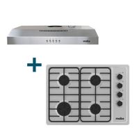 Kit Cubierta + Campana 60cm Inox Mabe CMG6044SD-1C_Cm6045xv0