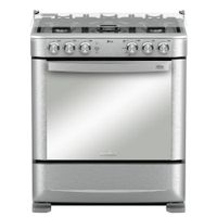 Cocina De Piso A Gas 76cm Inox Mabe Andes7650fx1