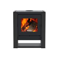 Pack Estufa a Leña Gold 500 Charcoal + kit de Instalación