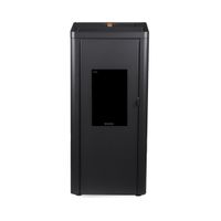 Estufa a Pellet AMG Silenzio Forgya Black Vision