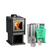 Pack Estufa a Leña Limit 350 + kit de instalación