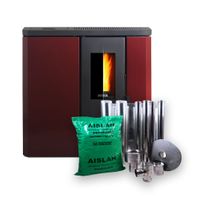 Calefactor Bosca a Pellet FIT 9 BV Burdeo + kit intalacion