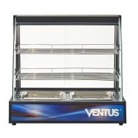 Ventus Vitrina Mantenedora de Calor Curva VMCD-2 Sobremesa