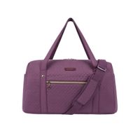 BAGSMART - Bolso de Mano para Viajes con Bolsa para Zapatos - Morado