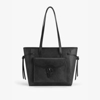 Ecosusi Bolso Tote Evelina de Papel Lavable 14L para 13"" Negro
