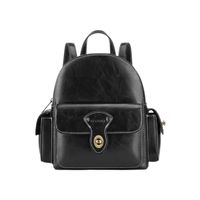 Ecosusi Mini Mochila Alison de Cuero Vegano - Negro