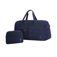 Bagsmart Bolso Fin de Semana 45 L con Neceser y Zapatero Azul