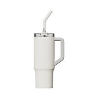 Xiaomi Botella de Agua con Bombilla Acero Inoxidable 1L - Blanco