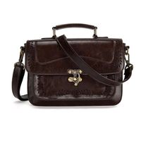 Ecosusi Bolso Bandolera Perforado para Mujer iPad Mini 7,9""- Café Oscuro