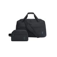 Bagsmart Bolso Fin de Semana 38 L con Neceser y Zapatero Negro