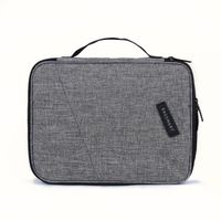 Bagsmart Organizador Electrónico Glendale Doble Capa de Viaje Gris