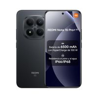 Xiaomi Redmi Note 15 Pro+ 5G 8GB + 256GB Negro
