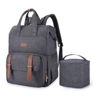 Mommore Mochila para Extractor de Leche para notebook de 15,6"" - Gris