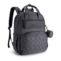 Mommore Mochila Pañalera de Viaje Grande 20L - Gris Oscuro