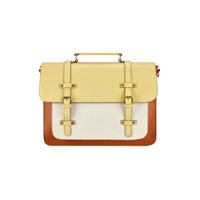 Ecosusi Mochila y Maletín Vintage Sombre para Notebook 15,6"" - Amarillo