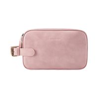 Ecosusi Neceser Grande Elena de Cuero Vegano - Rosado Rubor