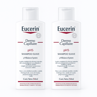 Pack 2 Shampoo Eucerin Dermocapillaire Ph5 250ml