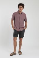 Camisa hombre manga corta Puelche rosado Tencel Froens