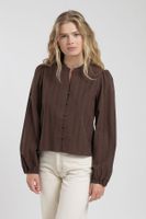 Blusa manga larga Nacar café Froens