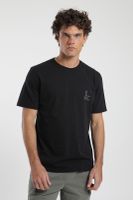 Polera hombre manga corta Pato negro Algodón orgánico Froens