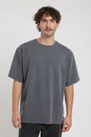 Polera hombre manga corta Oversize grafito Froens