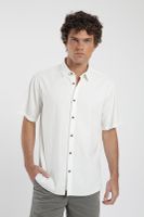 Camisa manga corta Classic blanco Algodón orgánico Froens