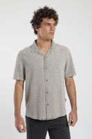 Camisa manga corta Manly beige Algodón orgánico Froens
