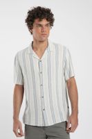 Camisa manga corta Jervis verde Lino Froens