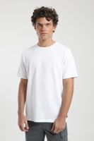 Polera hombre manga corta Heavyweight Plain blanco Algodón orgánico Froens