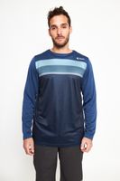 Polera manga larga hombre MTB azul