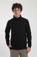 Polerón hombre Ulmo negro Algodón orgánico Froens