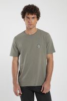 Polera hombre manga corta Corales verde Algodón orgánico Froens