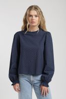 Blusa manga larga  Bou azul Froens