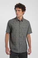 Camisa hombre manga corta Hawaii olivo Algodón orgánico Froens