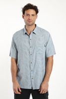 Camisa hombre manga corta viscosa  helechos 100% algodon organico Froens