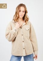 Chaqueta mujer Sherpa beige