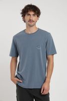 Polera hombre manga corta Text azul Froens