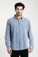 Camisa Manga Larga Hombre Denim