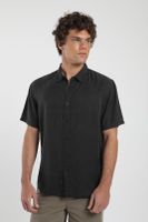 Camisa hombre manga corta Puelche grafito Tencel Froens