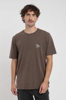 Polera hombre manga corta Rana café Froens