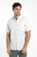 Camisa hombre manga corta texture palmeras Froens