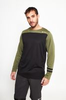 Polera manga larga hombre MTB oliva