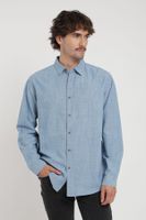 Camisa manga larga  Chambray celeste Froens