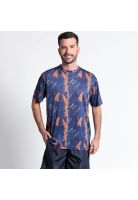 Polera Manga Corta Full Print Deportiva Regular Fit