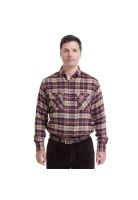 Camisa Leñadora Café Claro